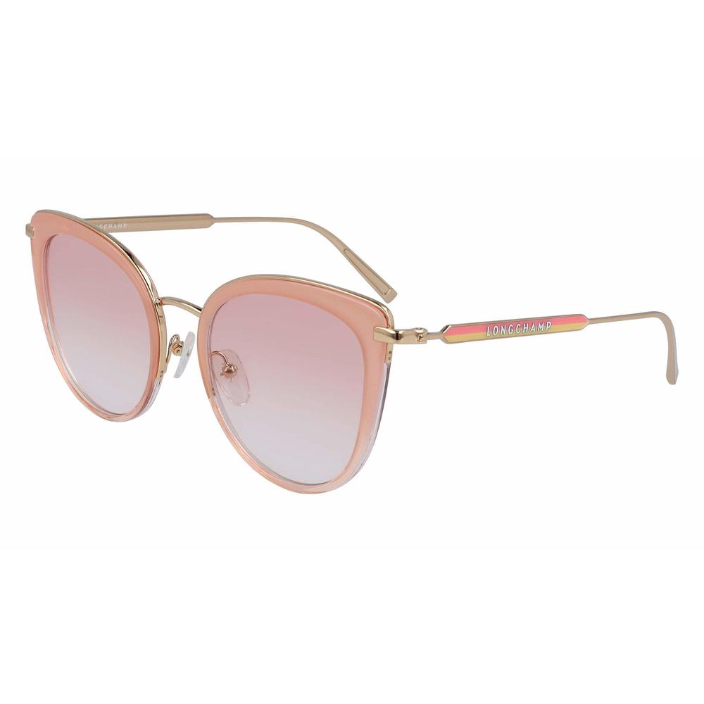 NEW Longchamp LO 661S 750 Peach Sunglasses with Pink Gradient  Lenses